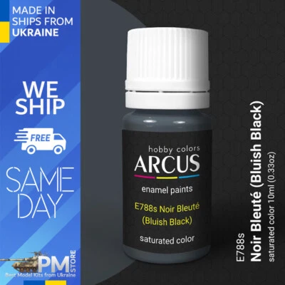 Arcus 788 French aviation WW2 Noir Bleuté (Bluish Black) saturated color