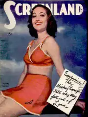 MAG: SCREENLAND JUN 1943-DOROTHY LAMOUR CVR/LUCILLE BALL G