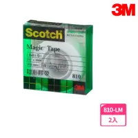 在飛比找momo購物網優惠-【3M】810-LM Scotch隱形膠帶 19mmx25M