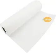 [New brothread] Wash Away - Water Soluble Machine Embroidery Stabilizer Backing & Topping 12" x 10 Yd roll - Light Weight - Cut into Variable Sizes for Machine Embroidery and Hand Sewing