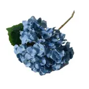 45cm Artificial Hydrangeas Flower Versatile with Stem for Bedrooms Blue