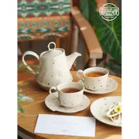 在飛比找ETMall東森購物網優惠-咖啡杯復古陶瓷英式下午茶具咖啡壺套裝精致茶杯 中古咖啡杯套裝