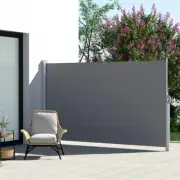 Privacy Screen 2 x 3m Retractable Side Awning Roller Blind Sun Shade Outdoor
