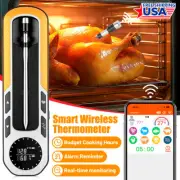 500FT Smart Meat Thermometer Wireless Bluetooth w/ APP Oven Smoker Sous Vide