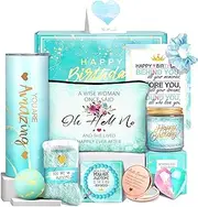 Birthday Gifts for Women, Happy Birthday Gift Basket Set for Her, Mom, Wife, Daughter, Sister, Girlfriend, Coworker, Unique Birthday Gift Idea for Women