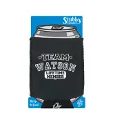 Watson V2 Team Lifetime Member - Novelty Funny Gift Stubby Holder With Base