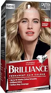 Schwarzkopf Brilliance Permanent Hair Colour, 25 Timeless Blonde, 60 ml