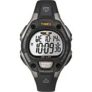 Timex Ironman Triathlon Unisex Digital Quartz Watch In Black T5E961 Indiglo