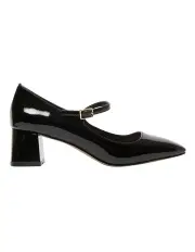 [Marcs] Tempt Heeled Shoes in Black Patent