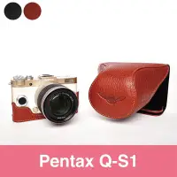 在飛比找Yahoo!奇摩拍賣優惠-TP Q-S1 QS1 Pentax 專用 頂級哥倫比亞牛皮