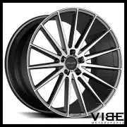 20" GIANELLE VERDI MACHINED BLACK CONCAVE WHEELS RIMS FITS BMW F01 740 750 760 (for: BMW)