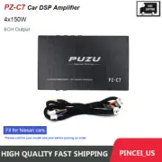 PUZU PZ-C7 Car DSP Amplifier ISO Wiring Harness 4x150W 12V For Nissan pe66