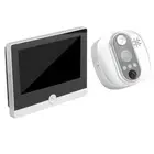 Wireless Video Doorbell Camera With 4.3 Inch Color LCD Monitor WiFi Smart XO