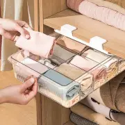 Transparent Underwear Storage Box Drawer Type Wardrobe Organizer Briefs