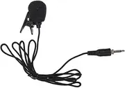 ibasenice 3.5mm Threaded Screw Lavillier Micphone for Recording Compact Portable Clip on Microphone for Smartphone Camera Computer High Fidelity Sound