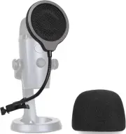 Yeti Nano Mic Pop Filter with Foam Winscreen - 4 Inch 3 Layers Wind Pop Screen M
