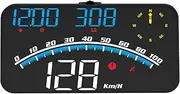 Daseeme Car HUD 5.5 inch Head-up Display Windshield Projecter Digital Vehicle Speedometer Dual System Display Screen Overspeed Alarm Fatigue Driving Alarm for All Vehicles