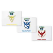 Pokemon GO Metal Collectible Pins/Badges - Teams Mystic, Instinct, Valor