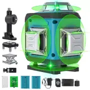 Catlyn Laser Level 360 Self Leveling 4x360° 16 Lines Pulse Mode Green Recha