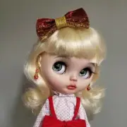 Blythe Doll Hair Accessories Bow American Girl Hair Clip Pullip Outfit Clothes
