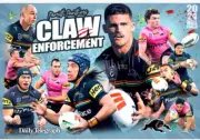 2024 PENRITH PANTHERS NRL RUGBY FINALS TEAM BIG 420mm POSTER,BARGAIN,1