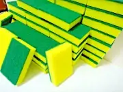 48 PCS Sponge Eraser Cleaning scour Pad Dish Washing Stain Removing Kitchen