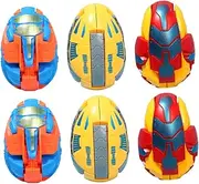 KICHOUSE 6Pcs Dinosaur Transformation Egg Educational Twisting Dinosaurs for Portable Indoor Outdoor Play Realistic Animal Models Fun Dinosaur