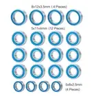 RCBATER 20PCS RC Bearings Kit Upgrade Parts for Tamiya TT-01 TT-01E TT02B