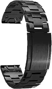 [BKUANE] 22 26mm Quick Release Titanium Alloy+Stainless Steel Smart Watchband For Garmin Fenix 7 7X 6 6X Pro 5 5X Plus 935 3HR Wristbands