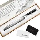 Bread Knife Japanese Damascus Steel VG10 Core G10 Handle Chef Slicing Cutting 8"