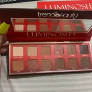 5/$40 Luminosity trend beauty eyeshadow palette neutral browns BNIB never use