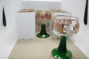 MCM GOBLETS ROMER JAGST Grapes Leaves GLASSES by BOCKLING Lot Of 6 Never Usedpt5