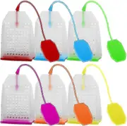 6 Pieces Of Silicone Tea Infuser, Reusable Tea Bag Filter