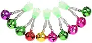 BRIGHTFUFU Fishing Bells Bite Alarms for Fishing Rods 5pcs Set Compact Size Durable Metal Easy to Use