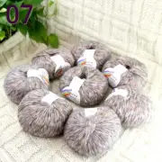 Sale 8BallsX50g Fluffy Soft Colorful Mohair Rugs Shawls Blankets Crochet Yarn 07