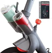 XL Replacement Bottle Holders for Original Peloton Bike with Mounting Bracket, Solid All-Black Metal Design, Direct Replacement Mount - Fits YETI + Nalgene + Hydro Flask + Stanley