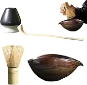 China Matcha Set | Multipurpose Matcha Whisk Set for Beginners | Traditional Matcha Set with Whisk, Bowl, Portable Matcha Accessory for Matcha Lovers
