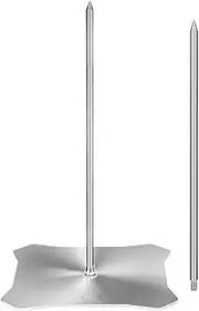 Vertical Skewer - BBQ Skewer Stainless Steel - Stainless Steel Meat Stand for Al Pastor Tacos Chicken Kebab Shawarma Smokers