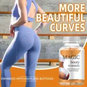100% Natural Butt And Hips Enlargement Gummies Big Booty Enhance 60 Gummies NEW
