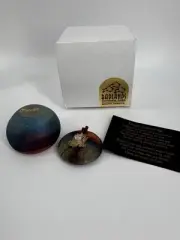 Badlands Jeremy Diller Raku Pottery Iridescent Miniature Dream Catcher and Jar