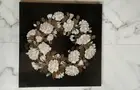 2' Unique Design Inlay black marble Dining coffee Table Top Marble Kitchen Table