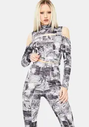 Chill What You Like Printed Pants Set