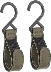 BESPORTBLE 2Pcs Stroller Strap Hooks for Diaper Bags Lightweight Durable Stroller Accessories Easy to Use Clips for Stroller Caddy and Outdoor Use