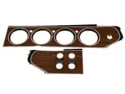202-2RSET 1972-74 E-body Rallye Dash Bezel facia Kit (4 Switch) Challenger Cuda