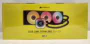 CORSAIR iCUE Link Titan 360 RX LCD Liquid CPU Cooler-360mm AIO,3X RX120 RGB Fans