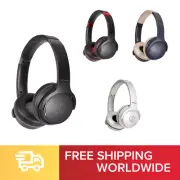 New Audio-Technica ATH-S220BT Wireless Bluetooth Headphones Quick Charging