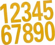 HYTROVE 4Sheets Reflective Mailbox Number Stickers Durable Decals for Outdoor Use Adhesive Number for Mailbox Address Lockers Cars Home Weatherproof Long Lasting