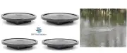 NEW 5" Air Diffuser Bubbler Membrane EPDM Disc w/ Weighted Base x 4 Pieces!