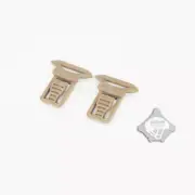 FMA Tactical Goggle Swivel Clips 2pcs For Helmet Side Rails Combat Plastic Army