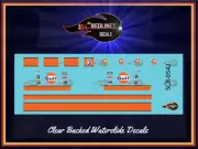 1/64 'Bone Shaker - Gulf' CUSTOM Decal SCR-0542